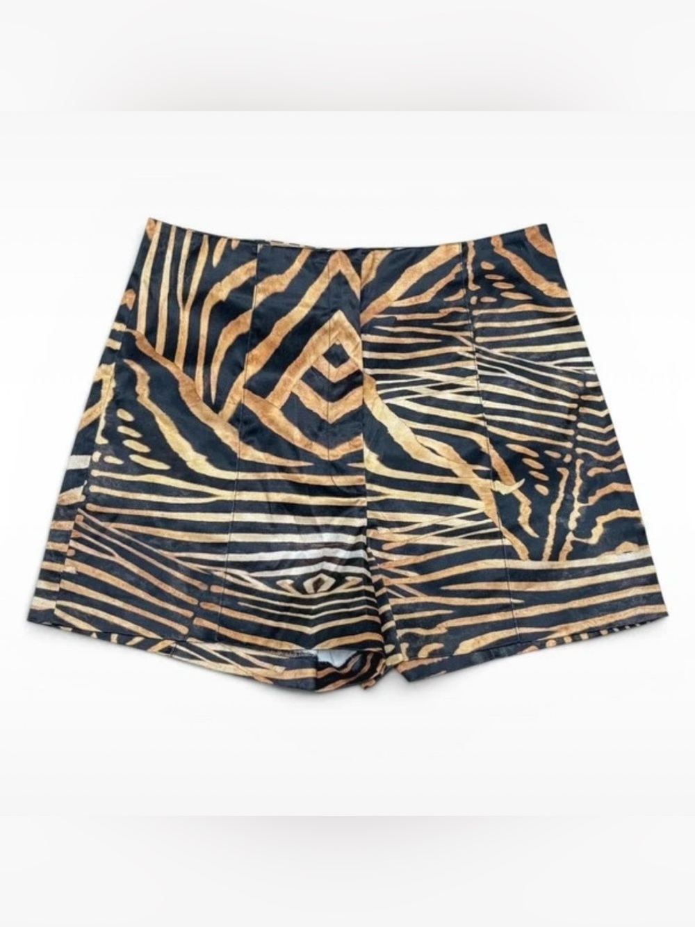 Y2K Marciano Zebra Print Shorts